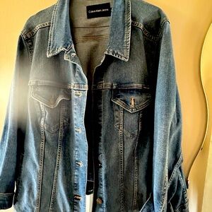 Calvin Klein women’s jean jacket gently used